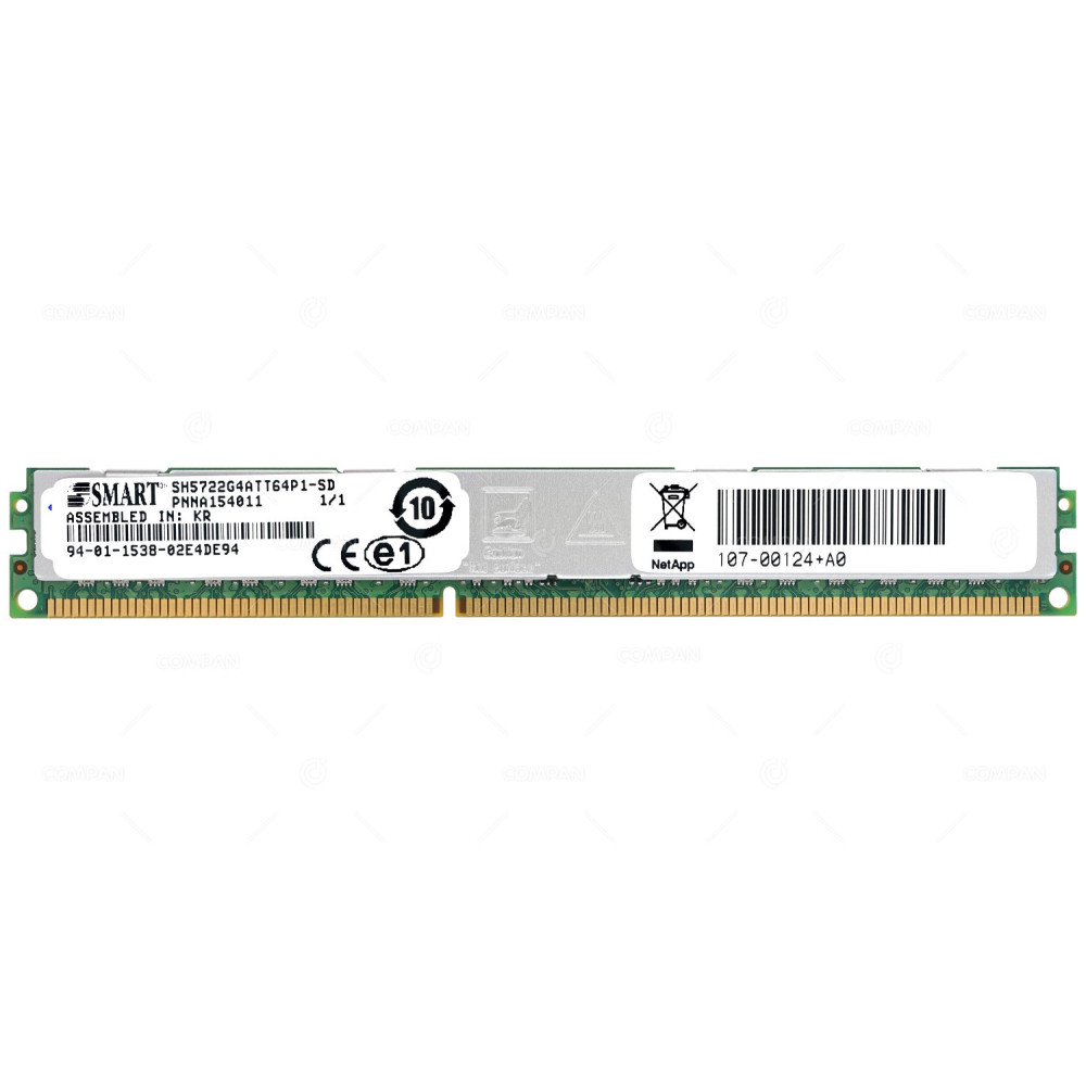 107-00124 10600 NETAPP DDR3 SDRAM 16GB 2RX4 PC3L-10600 1333MHZ RDIMM LOW PROFILE